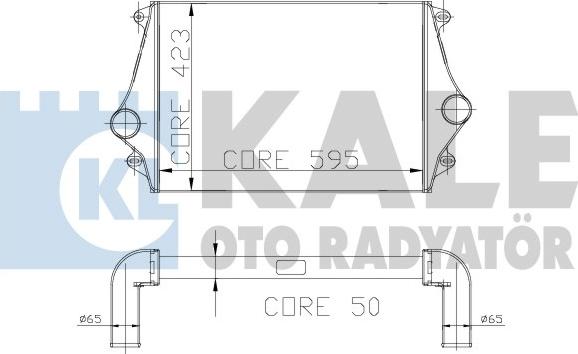 KALE OTO RADYATÖR 115500 - Интеркулер autocars.com.ua