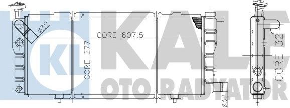 KALE OTO RADYATÖR 137800 - Радіатор, охолодження двигуна autocars.com.ua