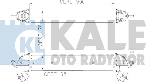 KALE OTO RADYATÖR 157000 - Интеркулер autocars.com.ua