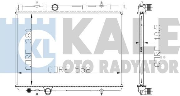 KALE OTO RADYATÖR 213099 - Радиатор, охлаждение двигателя autodnr.net