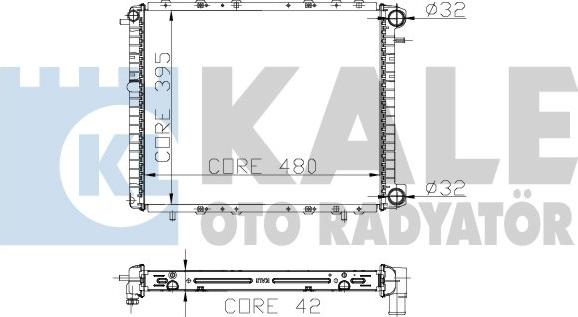 KALE OTO RADYATÖR 214900 - Радиатор, охлаждение двигателя autodnr.net