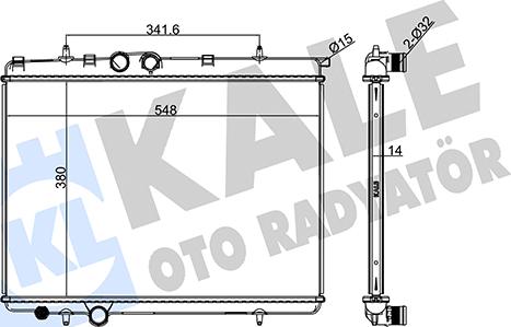 KALE OTO RADYATÖR 216600 - Радиатор, охлаждение двигателя autodnr.net