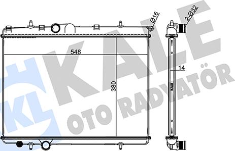 KALE OTO RADYATÖR 217800 - Радиатор, охлаждение двигателя autodnr.net