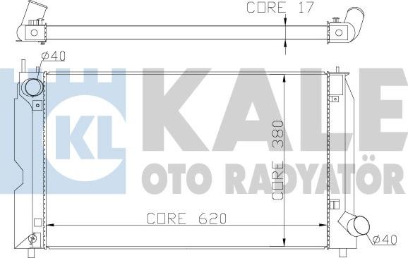 KALE OTO RADYATÖR 342205 - Радіатор, охолодження двигуна autocars.com.ua