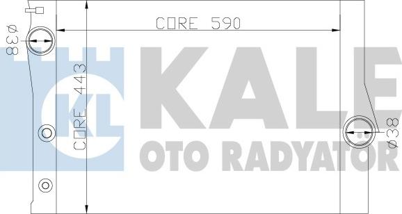 KALE OTO RADYATÖR 342235 - Радіатор, охолодження двигуна autocars.com.ua