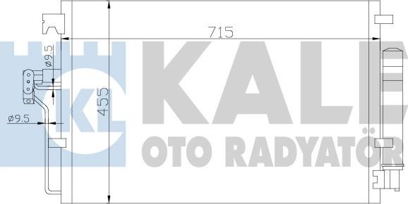 KALE OTO RADYATÖR 343025 - Конденсатор кондиционера autodnr.net