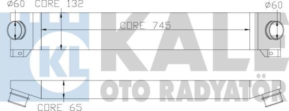 KALE OTO RADYATÖR 343210 - Интеркулер autocars.com.ua