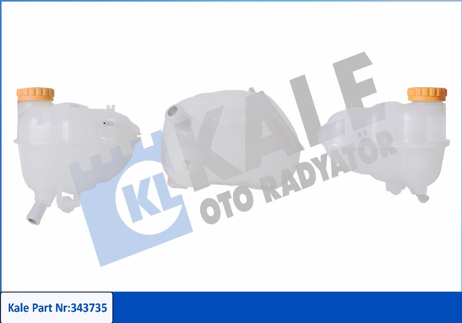 KALE OTO RADYATÖR 343735 - Компенсаційний бак, охолоджуюча рідина autocars.com.ua
