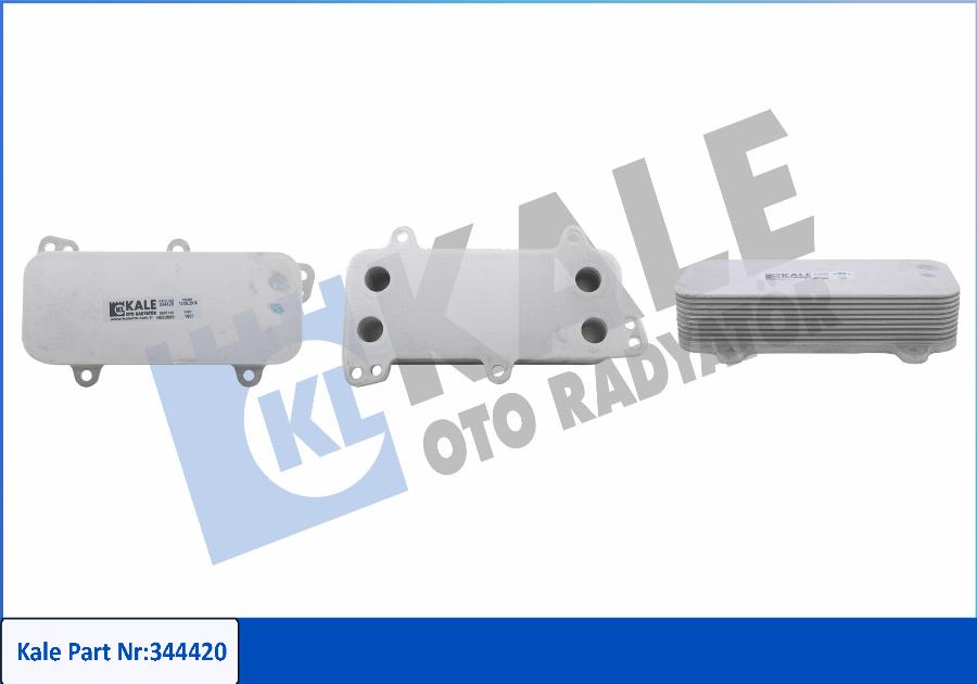 KALE OTO RADYATÖR 344420 - Радиатор масляный Volkswagen Multivan V. Touareg. Transporter V Motor Oil Cooler autocars.com.ua