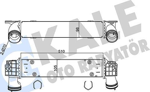 KALE OTO RADYATÖR 344820 - Интеркулер autocars.com.ua