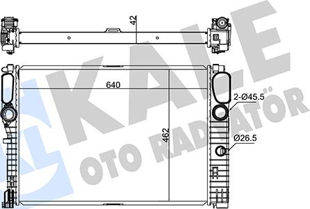 KALE OTO RADYATÖR 347275 - Радиатор, охлаждение двигателя autodnr.net