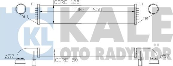 KALE OTO RADYATÖR 347500 - Интеркулер autocars.com.ua