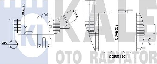 KALE OTO RADYATÖR 348670 - Интеркулер autocars.com.ua