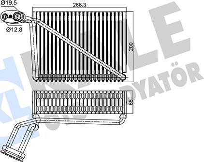 KALE OTO RADYATÖR 350085 - Испаритель, кондиционер autodnr.net