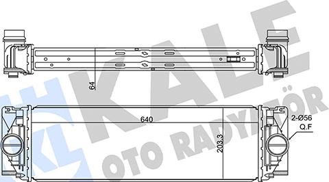 KALE OTO RADYATÖR 350885 - Интеркулер autocars.com.ua