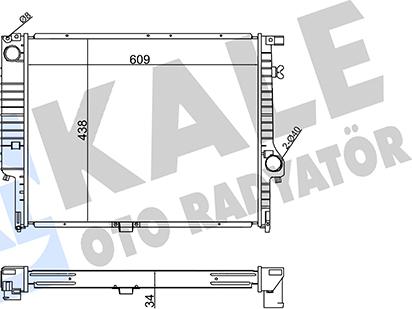 KALE OTO RADYATÖR 351930 - Радиатор, охлаждение двигателя autodnr.net