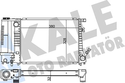 KALE OTO RADYATÖR 351970 - Радиатор, охлаждение двигателя autodnr.net