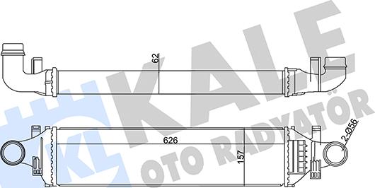 KALE OTO RADYATÖR 352020 - Интеркулер autocars.com.ua