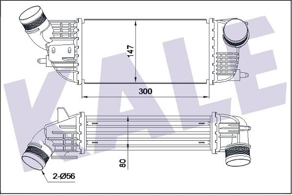 KALE OTO RADYATÖR 352295 - Интеркулер autocars.com.ua