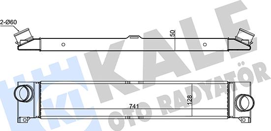 KALE OTO RADYATÖR 352345 - Интеркулер autocars.com.ua