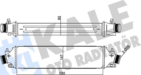 KALE OTO RADYATÖR 352415 - Интеркулер autocars.com.ua