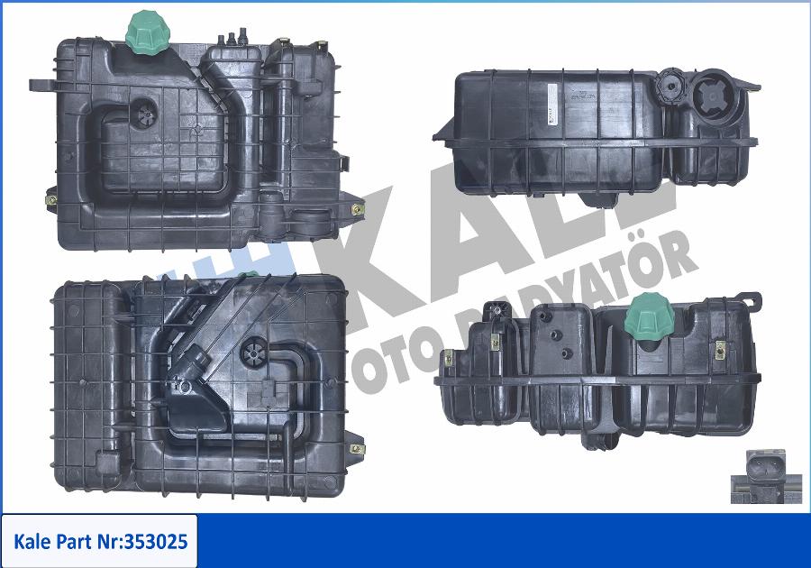KALE OTO RADYATÖR 353025 - Компенсаційний бак, охолоджуюча рідина autocars.com.ua