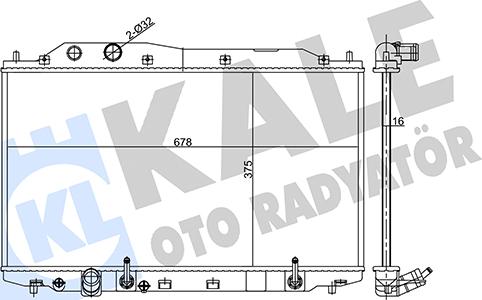 KALE OTO RADYATÖR 359135 - Радиатор, охлаждение двигателя autodnr.net