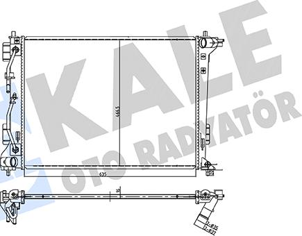KALE OTO RADYATÖR 361980 - Радіатор, охолодження двигуна autocars.com.ua