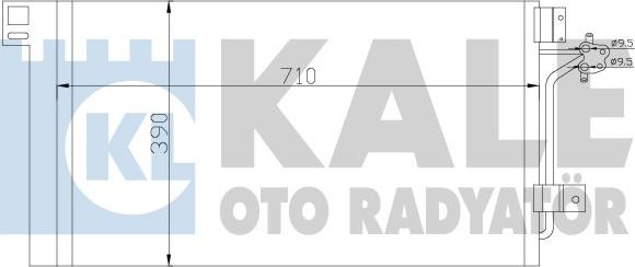 KALE OTO RADYATÖR 376300 - Конденсатор, кондиціонер autocars.com.ua