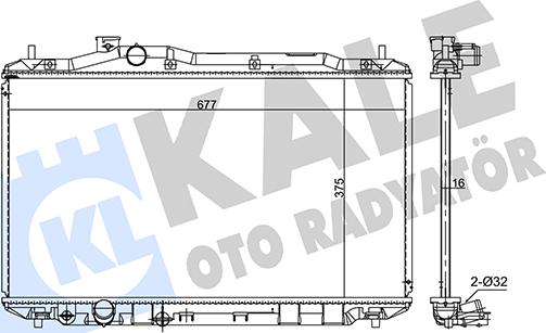 KALE OTO RADYATÖR 384200 - Радиатор, охлаждение двигателя autodnr.net