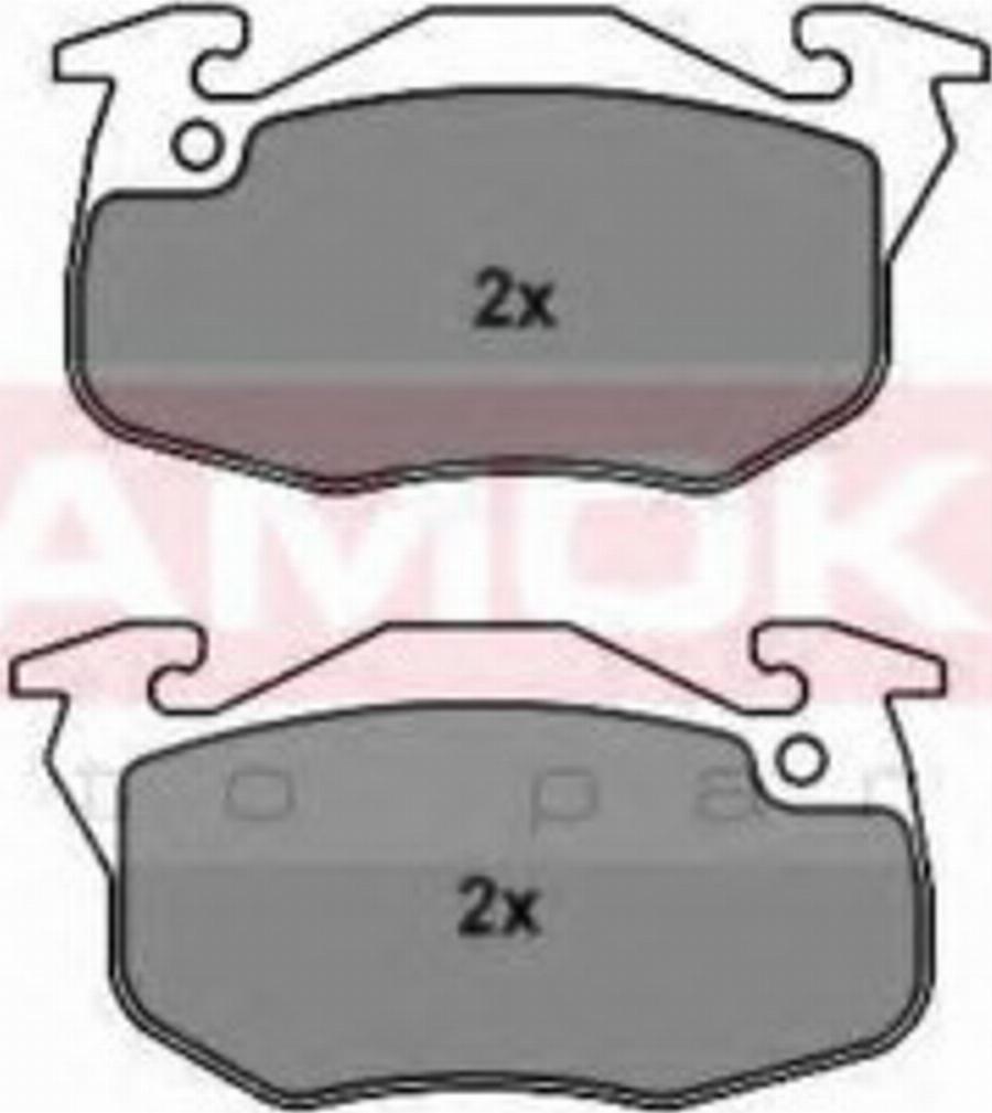 Kamoka 1011438 - Тормозные колодки, дисковые, комплект avtokuzovplus.com.ua