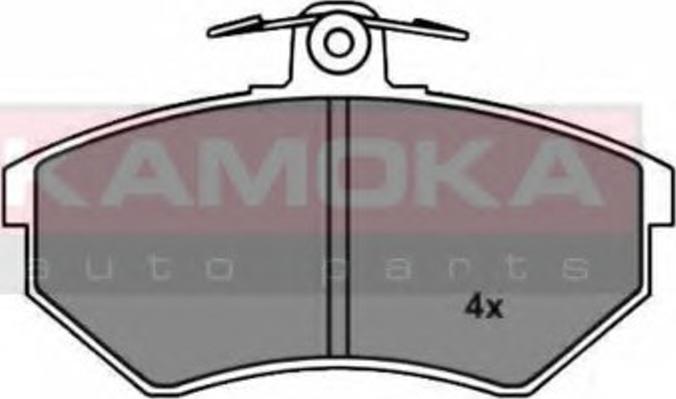 Kamoka 1011550BQ - Гальмівні колодки, дискові гальма autocars.com.ua