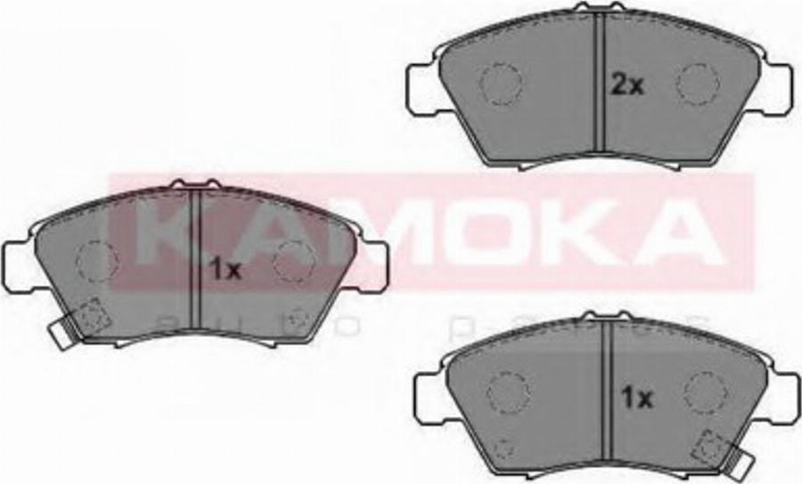 Kamoka 1011552 - Тормозные колодки, дисковые, комплект avtokuzovplus.com.ua