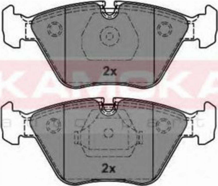 Kamoka 1011558 - Тормозные колодки, дисковые, комплект autodnr.net