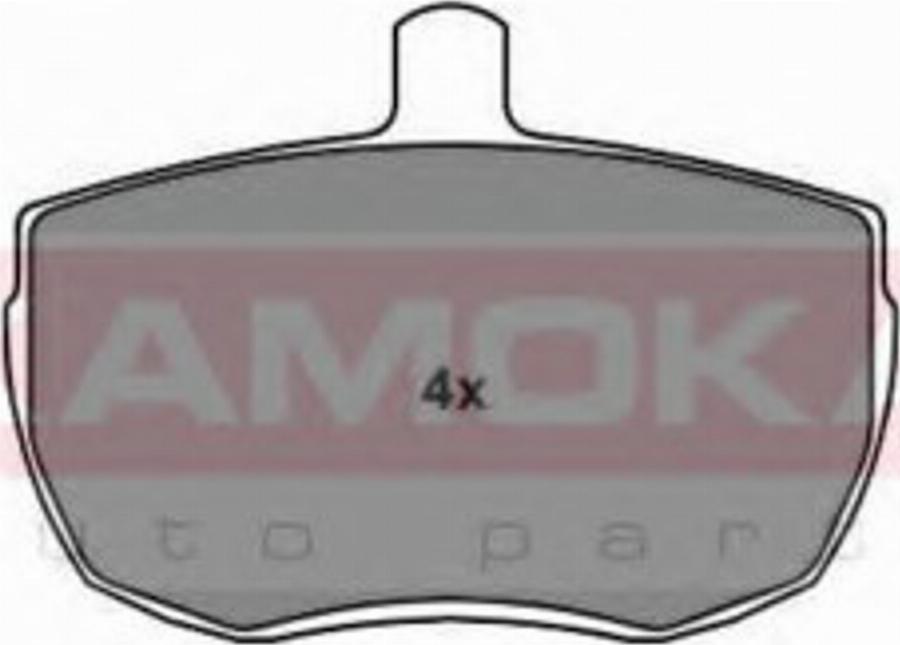 Kamoka 1011658 - Тормозные колодки, дисковые, комплект avtokuzovplus.com.ua