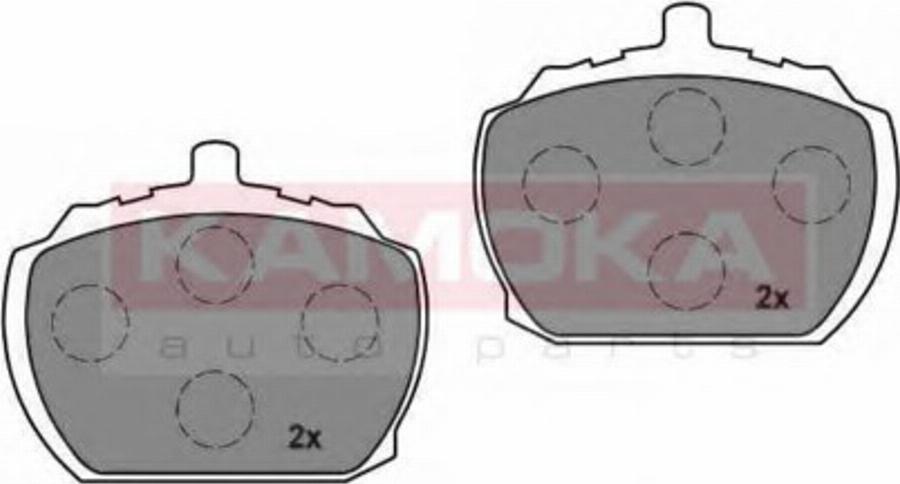 Kamoka 1011666 - Тормозные колодки, дисковые, комплект avtokuzovplus.com.ua