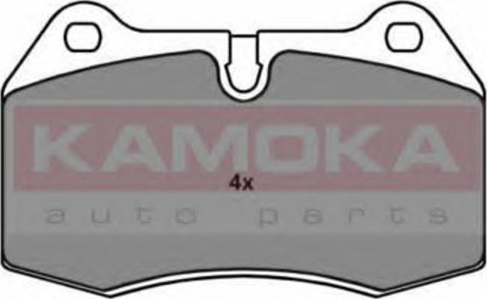 Kamoka 1011996 - Гальмівні колодки, дискові гальма autocars.com.ua