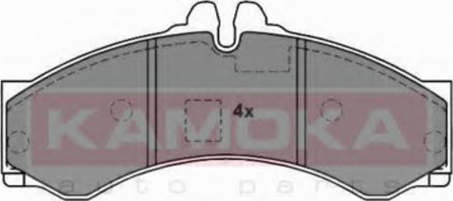 Kamoka 1012086 - Тормозные колодки, дисковые, комплект autodnr.net