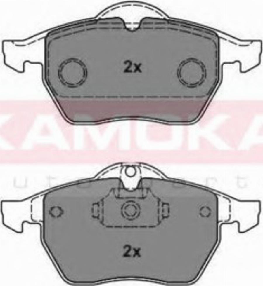 Kamoka 1012136 - Гальмівні колодки, дискові гальма autocars.com.ua