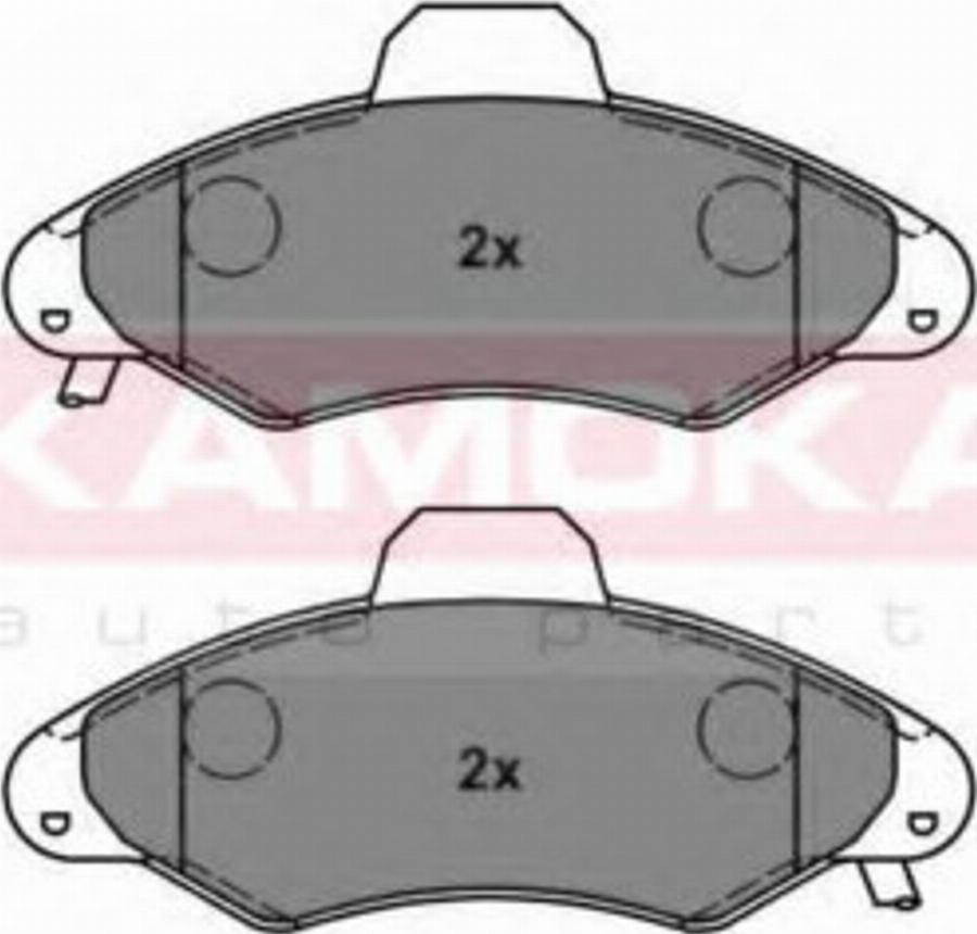 Kamoka 1012552 - Гальмівні колодки, дискові гальма autocars.com.ua