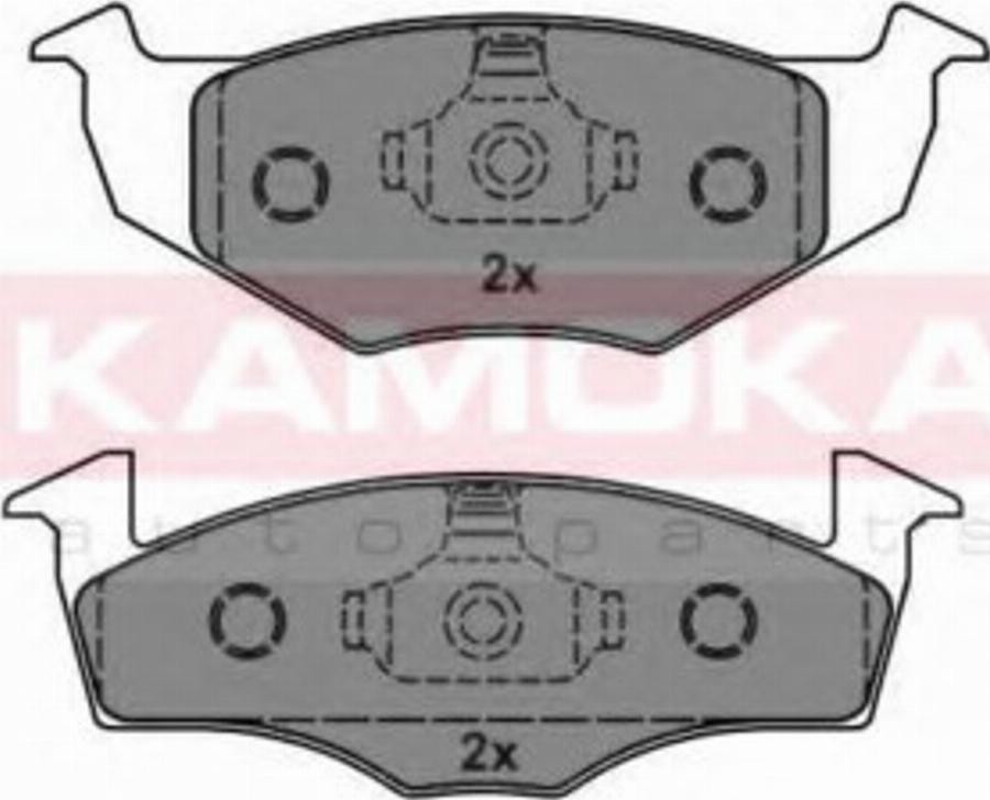 Kamoka 1012576 - Гальмівні колодки, дискові гальма autocars.com.ua