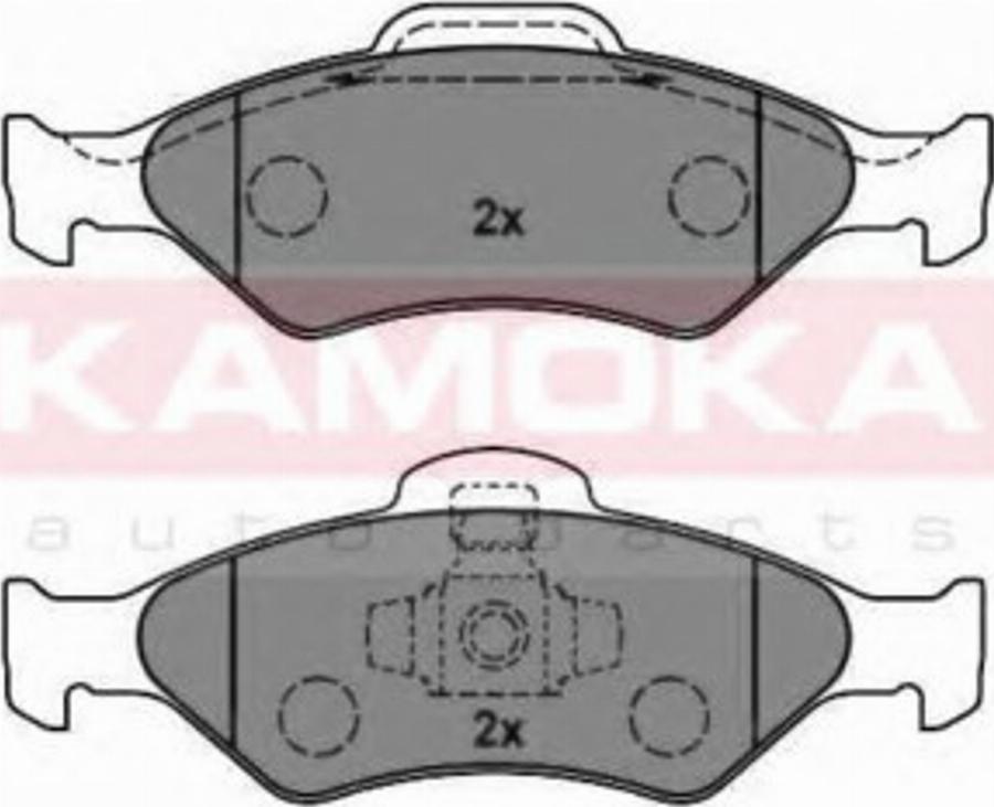 Kamoka 1012786 - Гальмівні колодки, дискові гальма autocars.com.ua