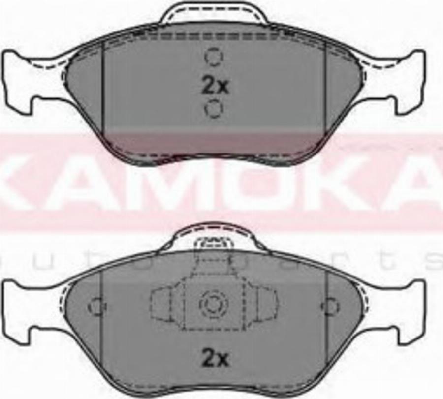 Kamoka 1012788 - Тормозные колодки, дисковые, комплект avtokuzovplus.com.ua