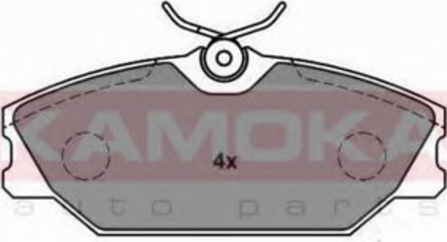 Kamoka 1012840 - Тормозные колодки, дисковые, комплект avtokuzovplus.com.ua