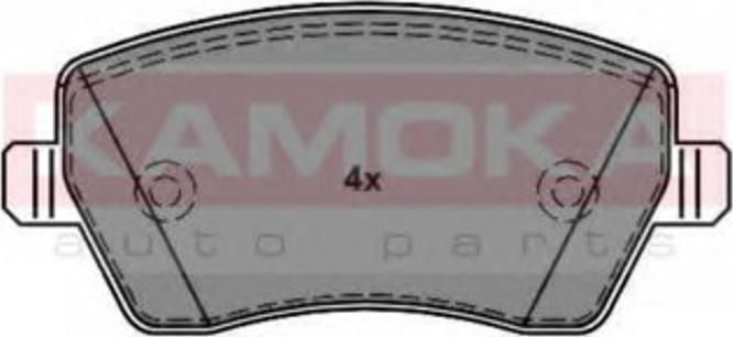 Kamoka 1013234 - Гальмівні колодки, дискові гальма autocars.com.ua