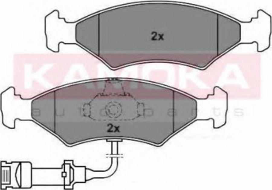 Kamoka 101424 - Тормозные колодки, дисковые, комплект autodnr.net