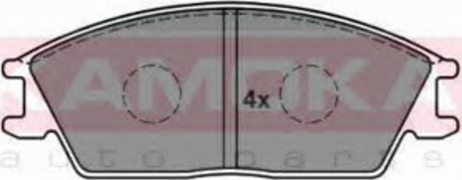 Kamoka 101870 - Тормозные колодки, дисковые, комплект autodnr.net