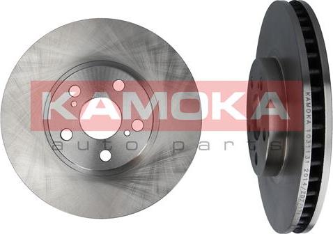 Kamoka 1031131 - Гальмівний диск autocars.com.ua