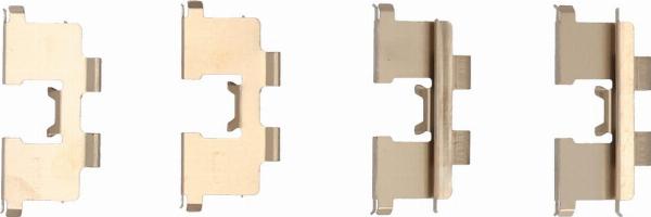 Kamoka 1130030 - Комплектуючі, колодки дискового гальма autocars.com.ua