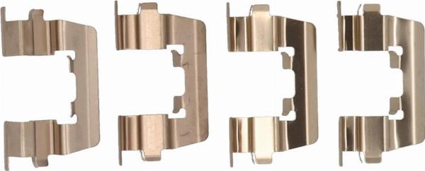 Kamoka 1130031 - Комплектуючі, колодки дискового гальма autocars.com.ua